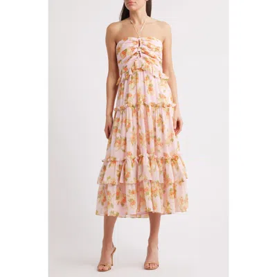 Likely Wilda Floral Tiered Dress In Multi