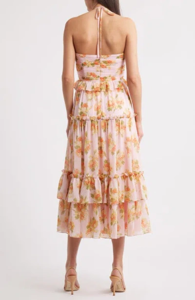 Likely Wilda Floral Tiered Dress In Multi