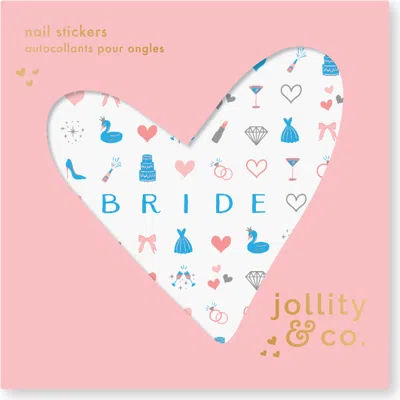 Jollity & Co . Camp Bachelorette Bride Nail Stickers