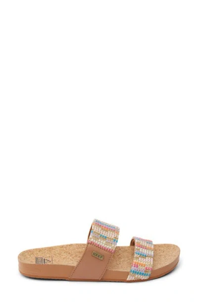 Reef Cushion Bounce Vista Slide Sandal In Neutral