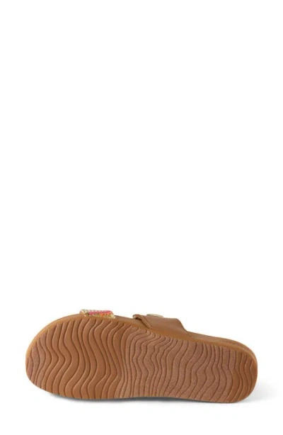 Reef Cushion Bounce Vista Slide Sandal In Neutral