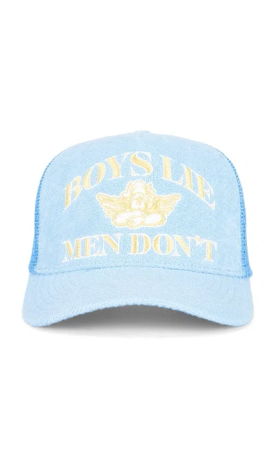 Boys Lie Men Don't Trucker Hat