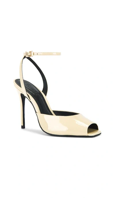 Schutz Estella Ankle Strap Sandal In Brown
