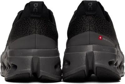 On Cloudsurfer Max Rubber-trimmed Mesh Sneakers In Black