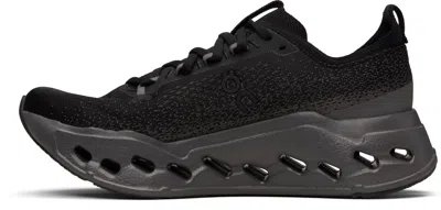 On Cloudsurfer Max Rubber-trimmed Mesh Sneakers In Black
