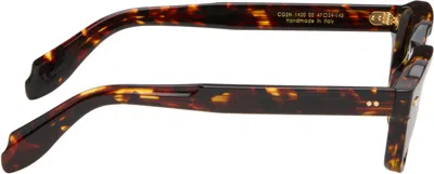 Cutler And Gross Brown 1420 Round Sunglasses