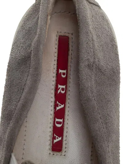 Pre-owned Prada Suede Slip-on Sneakers