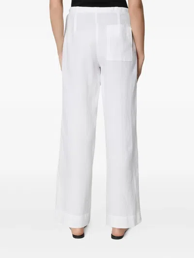 Marc O'polo Drawstring Trousers In White