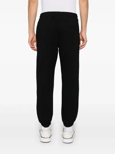 Garment Workshop Logo-embroidered Track Pants In Black