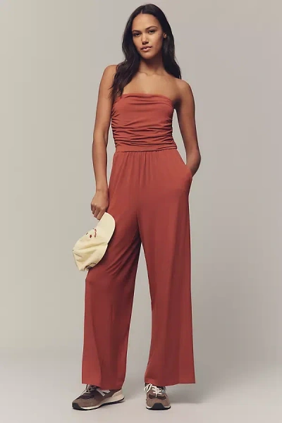 Sweaty Betty Strapless Wide-leg Jumpsuit