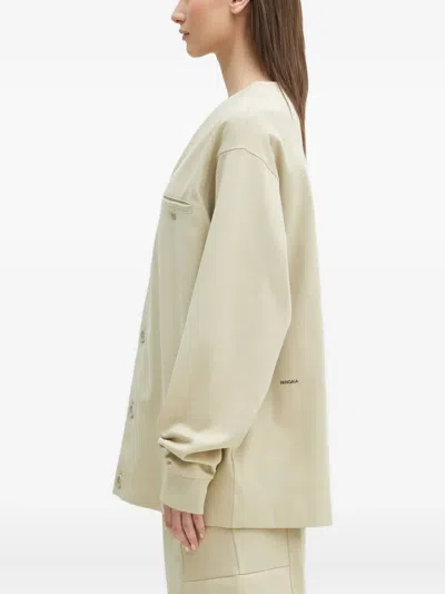 Pangaia Dna Button-up Shirt Jacket In Neutral