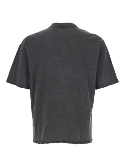 Represent Logo-embroidered Crew-neck T-shirt In Black