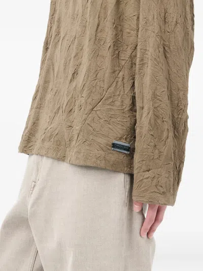 Our Legacy Crew-neck Long-sleeved T-shirt In Brown
