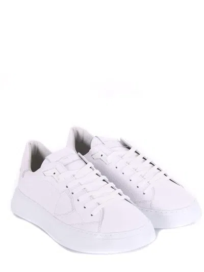 Philippe Model Temple Veau Leather Sneakers