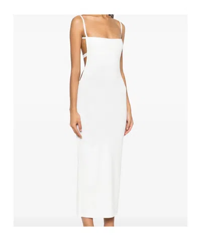 Philosophy Di Lorenzo Serafini Sleeveless Midi Dress In White