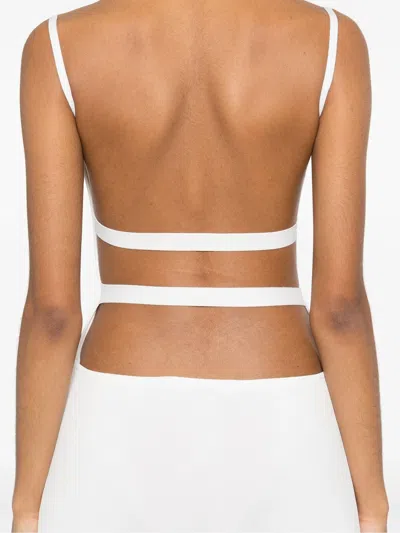 Philosophy Di Lorenzo Serafini Sleeveless Midi Dress In White