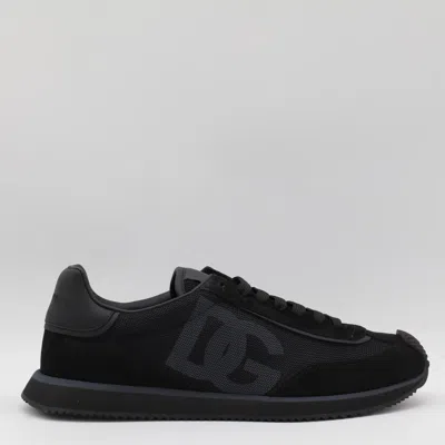Dolce & Gabbana Low Top Sneakers Featuring Suede Accents