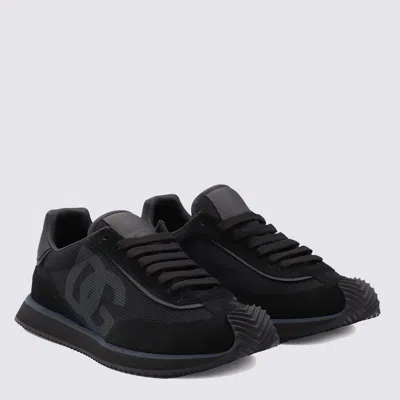 Dolce & Gabbana Low Top Sneakers Featuring Suede Accents