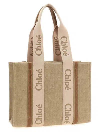 Chloé 'woody Medium' Shopping Bag