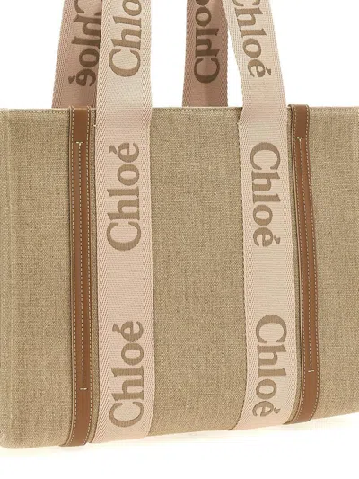 Chloé 'woody Medium' Shopping Bag
