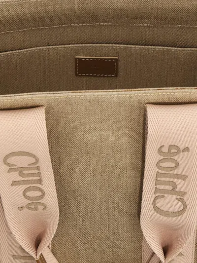 Chloé 'woody Medium' Shopping Bag