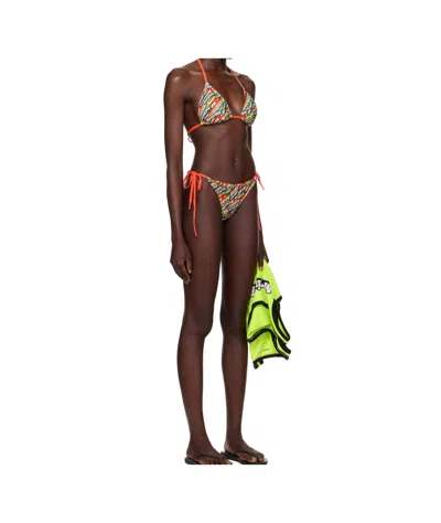 Martine Rose Ssense Exclusive Multicolor Logo Bikini In Multi