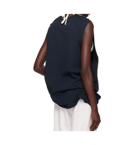 Martine Rose Ssense Exclusive Navy Double T-shirt In Blue