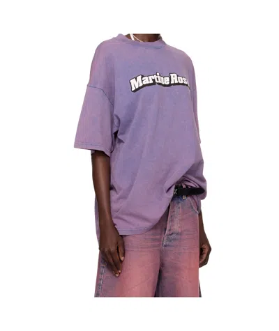 Martine Rose Ssense Exclusive Purple Oversized Short Sleeve T-shirt