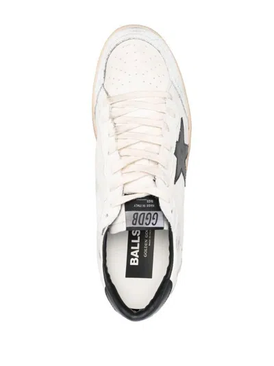 Golden Goose Deluxe Brand Men Ball Star Low-top Leather Sneakers In White