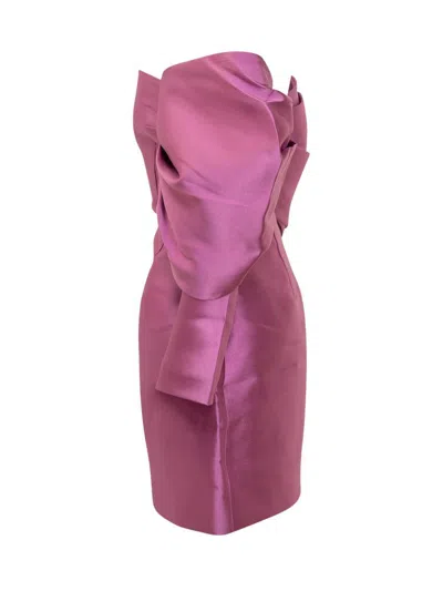 Solace London Women Freja Mini Dress In Purple