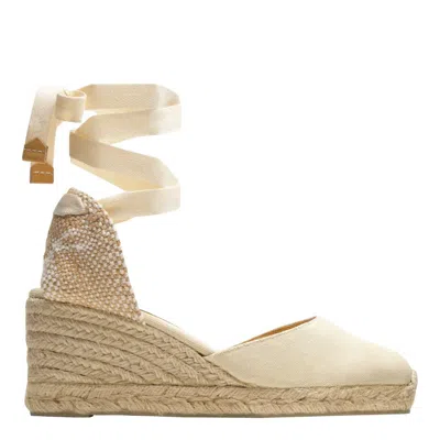 Castaã±er Carina 70mm Wedge Espadrilles In Neutral