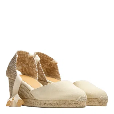 Castaã±er Carina 70mm Wedge Espadrilles In Neutral