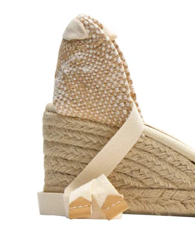 Castaã±er Carina 70mm Wedge Espadrilles In Neutral