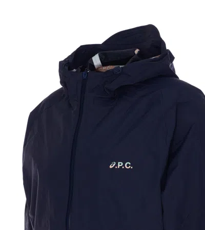 Apc Asics Interaction Logo-print Shell Hooded Jacket