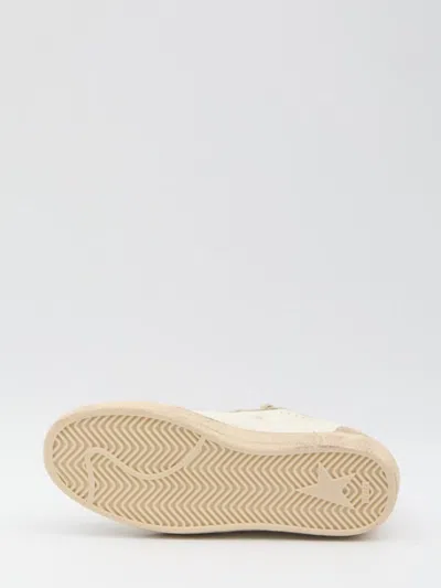 Golden Goose Ballstar Nappa Upper Suede Toe And Spur Leather Star And Heel In Neutral