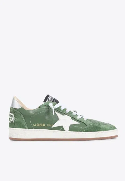Golden Goose Db Ball Star Low-top Sneakers In Green