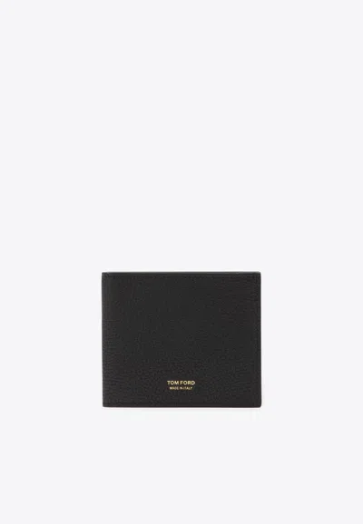 Tom Ford T-line Bi-fold Wallet In Leather