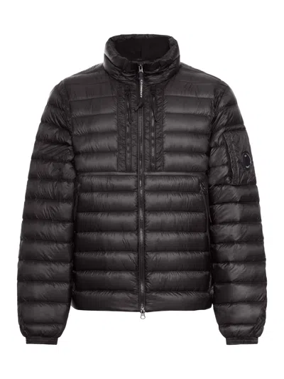 C.p. Company D.d. Shell Goggle Down Jacket In Black