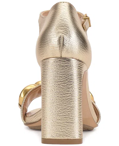 Vince Camuto Aurelia Ankle Strap Sandal In Gold