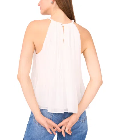 Parker Women's The Paris Pleated Halter Top In White