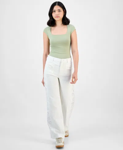 And Now This Women's Square Neck Cap Sleeve Top, Exclusively At Macy's