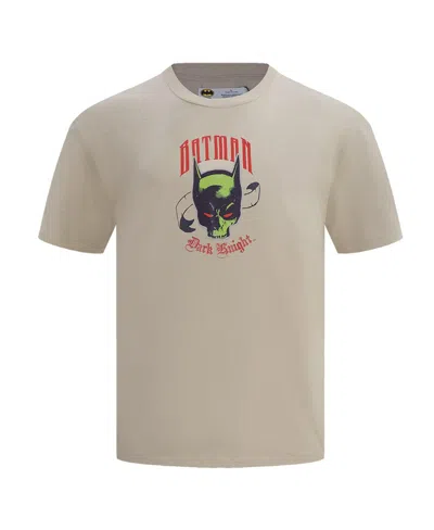 Freeze Max Men's Tan Batman Comics Olde English T-shirt