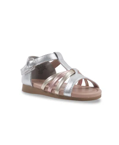Marc Fisher Little And Big Girls Apple Atlas Sandal In Silver