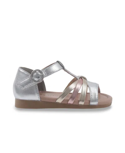 Marc Fisher Little And Big Girls Apple Atlas Sandal In Silver