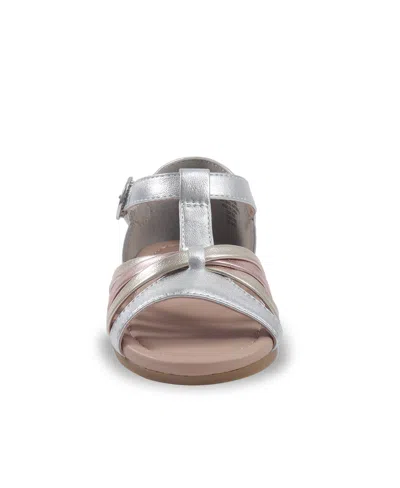 Marc Fisher Little And Big Girls Apple Atlas Sandal In Silver