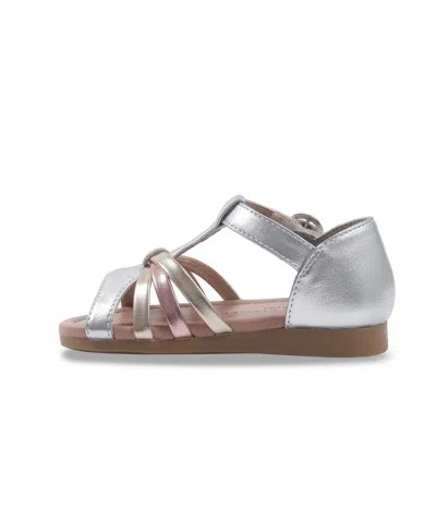 Marc Fisher Little And Big Girls Apple Atlas Sandal In Silver