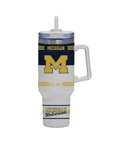 Indigo Falls Michigan Wolverines 40oz. Rocky Vintage Tumbler