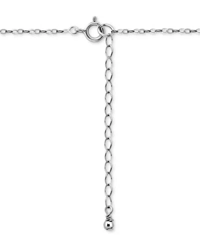 Giani Bernini Cubic Zirconia Pear Solitaire Pendant Necklace, 16" + 2" Extender, Exclusively At Macy's