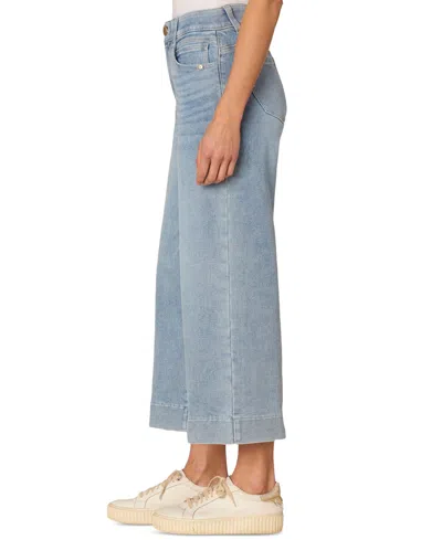 Democracy Petite High-rise Cropped Wide-leg Jeans