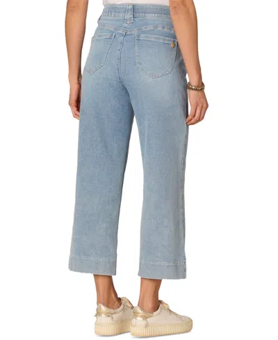 Democracy Petite High-rise Cropped Wide-leg Jeans